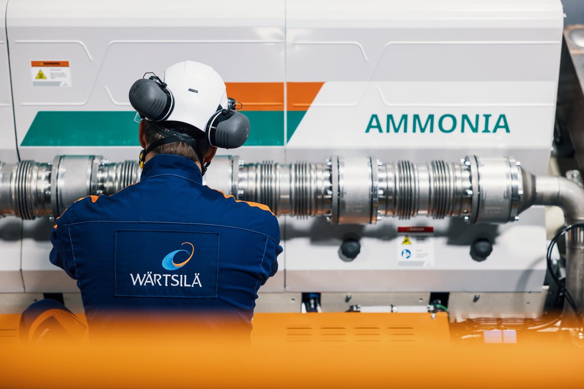 #HotOffThePress - Since its launch in 2023, Wärtsilä’s 4-stroke engine-based solution for ammonia fuel has undergone extensive testing to optimise its performance parameters - with it now delivering higher than ever levels of efficiency &amp; performance👉wartsila.com/media/news/27-…