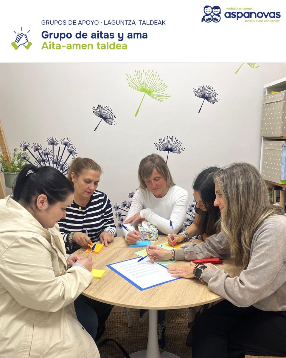 aspanovas's tweet photo. Nuevo recurso para las familias ‼ Grupo de aitas y amas 👨‍👩‍👧‍

Recientemente hemos puesto en marcha un grupo dirigido a madres y padres con hijos/as en tratamiento o seguimiento oncológico. Un espacio donde compartir experiencias, resolver dudas y apoyarse mutuamente.🫂 https://t.co/rQPlrXY0Ym