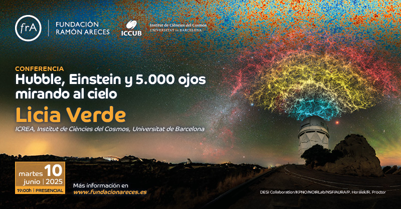 FundaciónRamónAreces (@fundacionareces) on Twitter photo 🔭 Con 5.000 pequeños robots en un telescopio de 4 m de diámetro, #DESI ha producido el mayor cartografiado tridimensional del #cosmos, que incluye 40 millones de #galaxias
Ven a descubrir con <a href="/licia_verde/">Licia Verde</a> todo lo que se ha aprendido 🌌 fundacionareces.es/fundacionarece…
#universo 🔭 Con 5.000 pequeños robots en un telescopio de 4 m de diámetro, #DESI ha producido el mayor cartografiado tridimensional del #cosmos, que incluye 40 millones de #galaxias
Ven a descubrir con <a href="/licia_verde/">Licia Verde</a> todo lo que se ha aprendido 🌌 fundacionareces.es/fundacionarece…
#universo