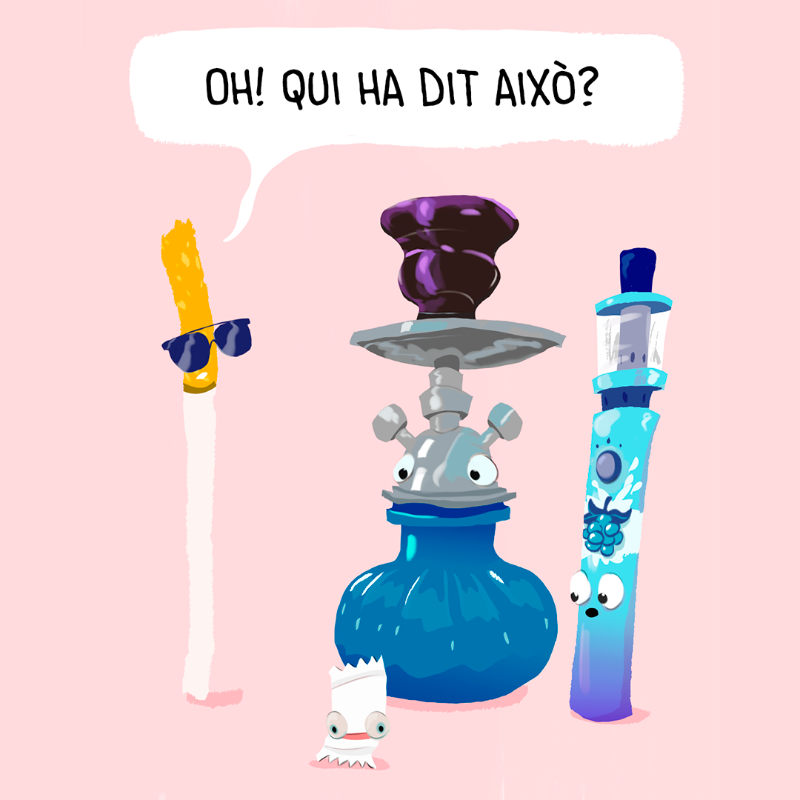 salutcat's tweet photo. 🌍 En el Dia Mundial Sense Tabac ens alineem amb el missatge de @WHO, i posem en relleu els perills dels nous formats com les cigarretes electròniques, que són la porta d'entrada al tabac convencional.

🚭 Nous productes, mateixes mentides.
#DiaMundialSenseTabac