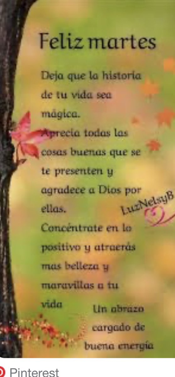 👻🌈👻FELIZ MARTES………….
👻DEJA QUE LA …………………….
👻APRECIA TODAS………………..
👻AGRADECE………………………….
👻CONCÉNTRATE…………………
👻UN ABRAZO………….👻🌈👻