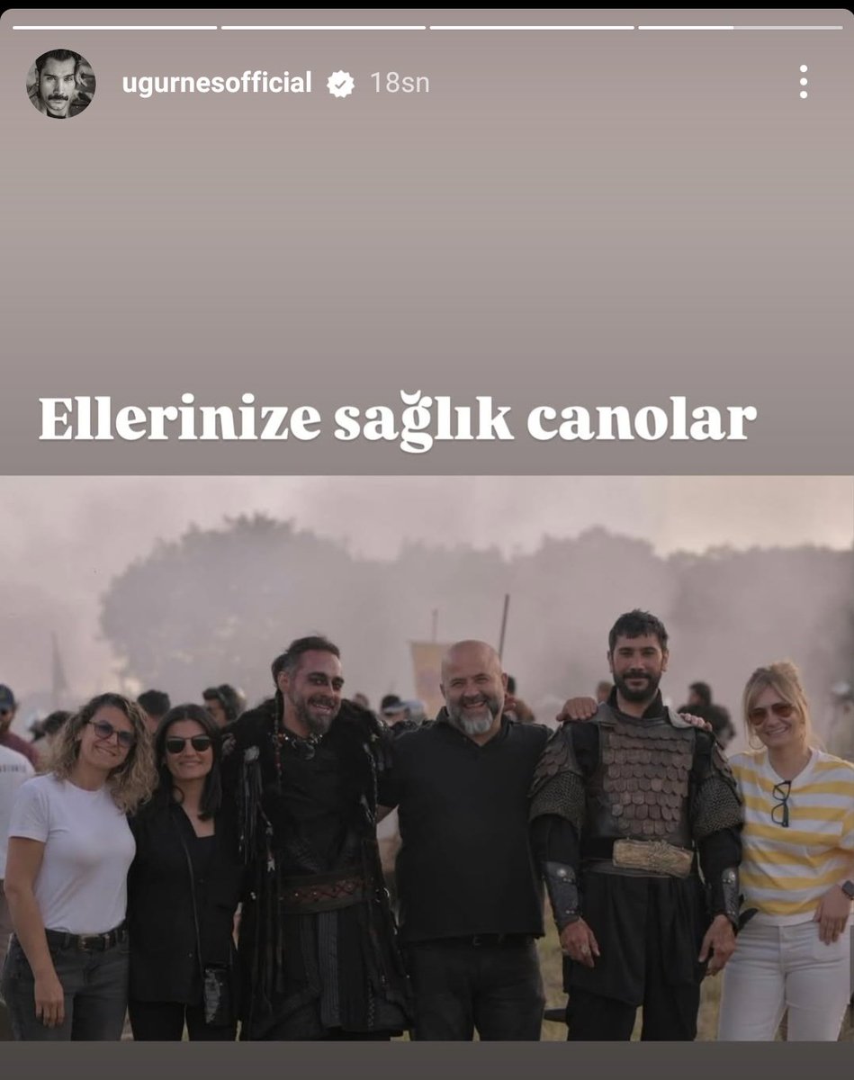 fatmacamlibel0's tweet photo. "Ellerinize sağlık canolar " Yakışıklının Instagram storisi 👀
#UğurGüneş @UgurNes
#OlgunToker @OlgunToker
#SelahaddinEyyubi #Karategin
#KudüsFatihiSelahaddinEyyubi https://t.co/pYTy25qBtB