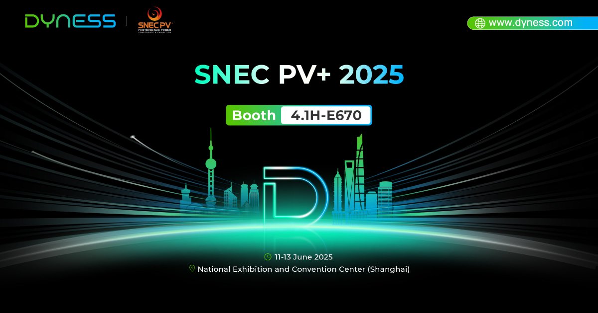 DynessESS's tweet photo. 🌟 Join #Dyness at #SNECPV2025 in Shanghai, June 11–13! 🌏
We're unveiling our latest C&I, mobile, super power, and EV charging storage solutions at Booth 4.1H-E670. 🔋🚀
Let’s shape the future of energy together!
#DynessExpo #EnergyStorage #SolarPower https://t.co/RcrkFqis77