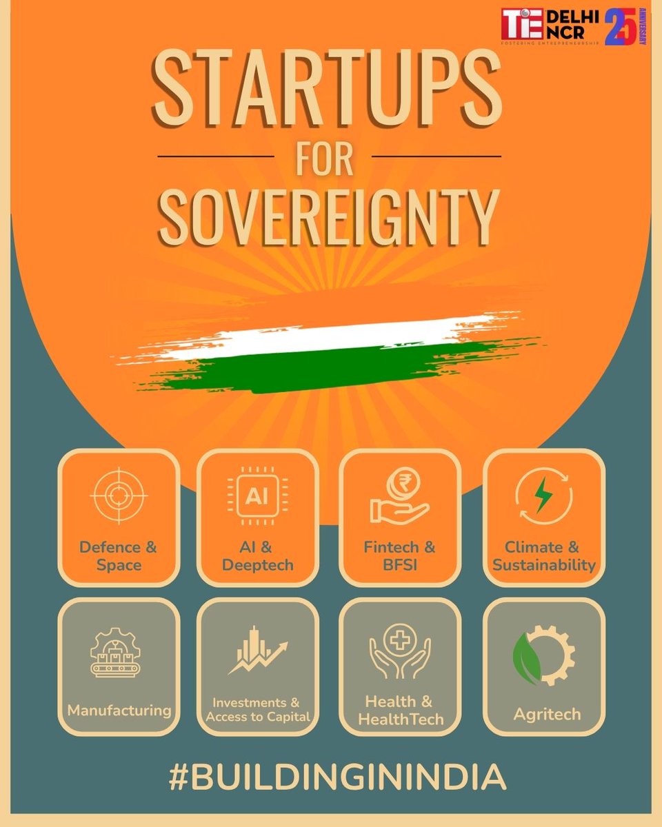 #StartupsForSovereignty: Innovate. Secure. Lead.

India’s startups are driving innovation, creating jobs, and securing our future. It’s more than Make in India- it’s Innovate in India for national security and global leadership.

Join the movement. Be part of the future.
