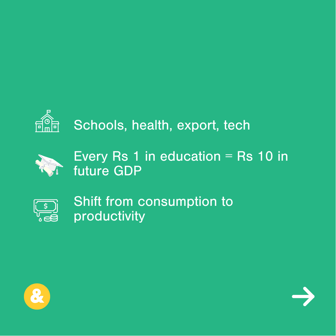 PakAndCounting's tweet photo. What should Pakistan prioritize in Budget 2025?
👉 Swipe through to explore the key priorities.
💬 Comment below: What do you think the government must focus on?
8/10
#junaidiqbal #pakistanandcounting #PakistanBudget2025 https://t.co/Cr9u76gfhC