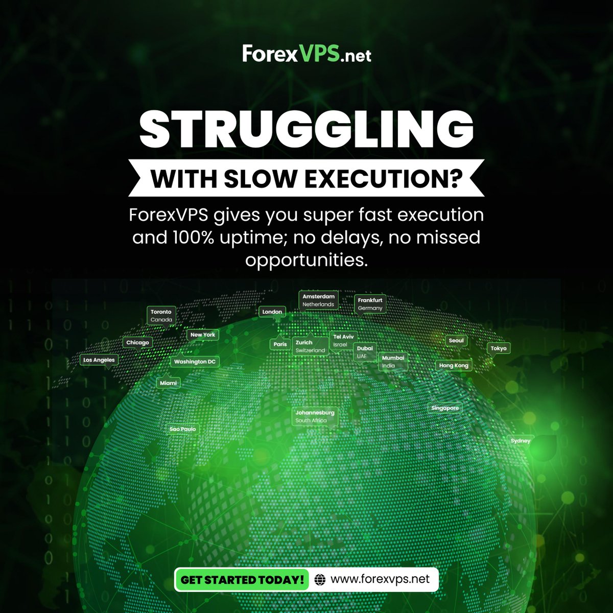 🕰️ If your trades move any slower, they’ll need a retirement plan. Upgrade to ForexVPS today.