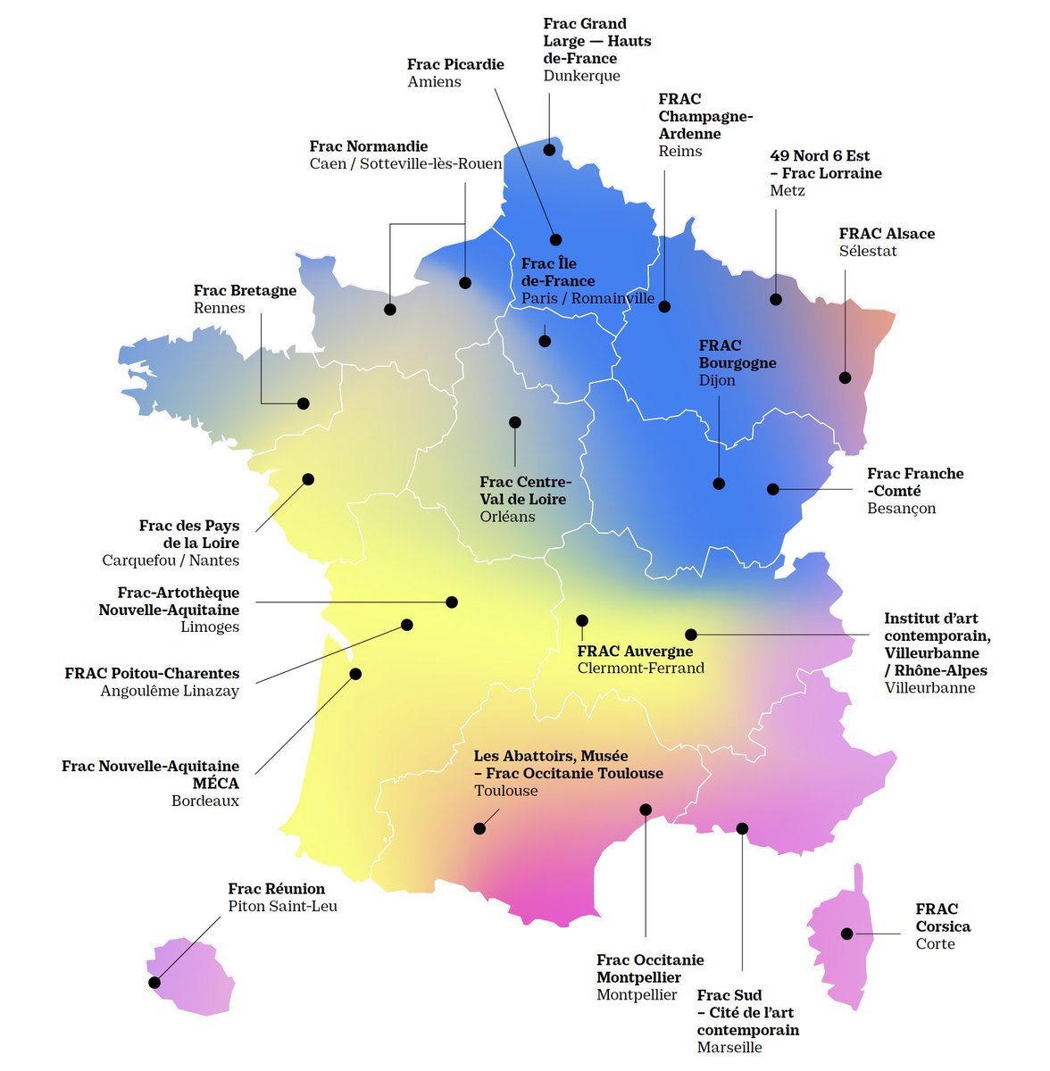 ✨Jamais les Frac n’ont accueilli autant de visiteurs ! 

En  2023, plus de 2 055 000 personnes ont franchi les portes de nos  expositions, participé à nos ateliers, découvert des œuvres dans les  lieux les plus inattendus :  lesfrac.com/les-frac-en-mo…