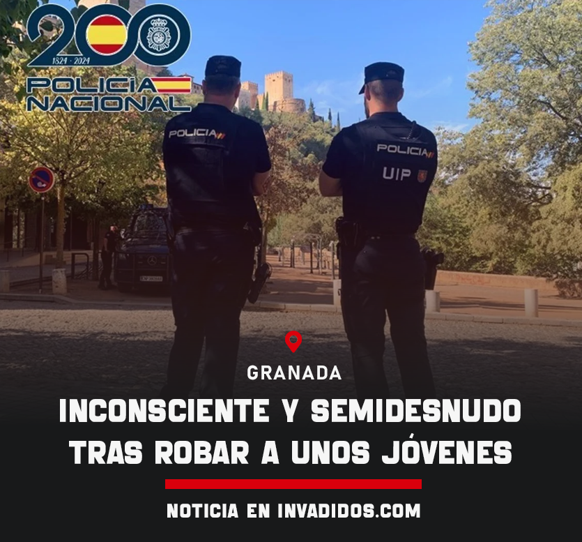 🚨 🇪🇸 #ÚLTIMAHORA | Un marroquí roba con una navaja a dos jóvenes turistas valencianos en Granada y lo hallan inconsciente y semidesnudo tres días después.

🗯 Le robó la cadena de oro a uno de los chicos tras intentar robar sus teléfonos móviles.