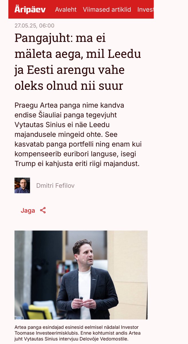 Kunagi oli jõukuse kasvatamine Eesti eesmärk. Enam ei ole. Kolmandat aastat liigume maksutõusude ja riigikeskse juhtimisega majanduse nõrgendamise ja jõukuse kahanemise teel. Selle tulemus on mahajäämus ja inimeste vaesumine. Leedus on seda märgatud.