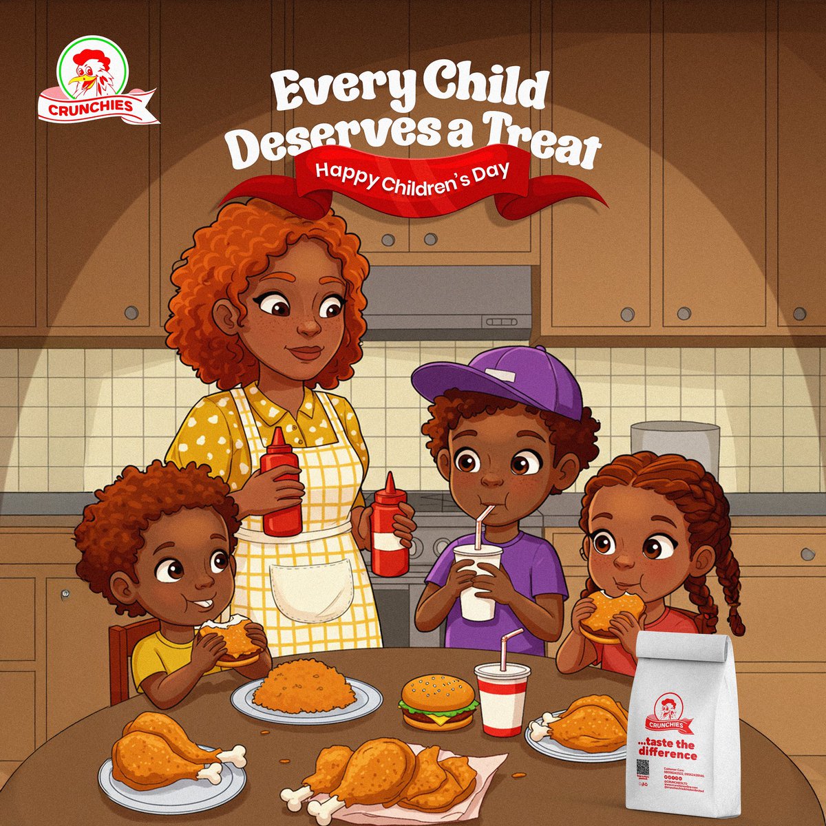 crunchiesfcng's tweet photo. Kids love Crunchies, and we love making them happy!

Today, treat your little ones to their favorite treats and make their day unforgettable. 

Keep the entries for the #SayItLocalWithCrunchies competition coming. Deadline for submission remains 30th May. Don't miss out!!!

Happy children's Day from all of us at Crunchies. 

#Crunchies #KidsLoveCrunchies #TasteTheDifference #CrunchiesOnline
