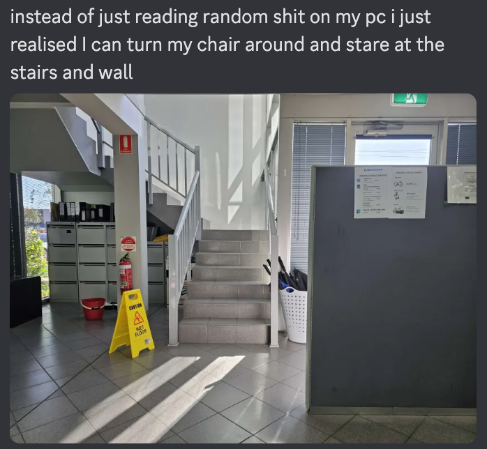 gc reacting to entering the 9-5 well