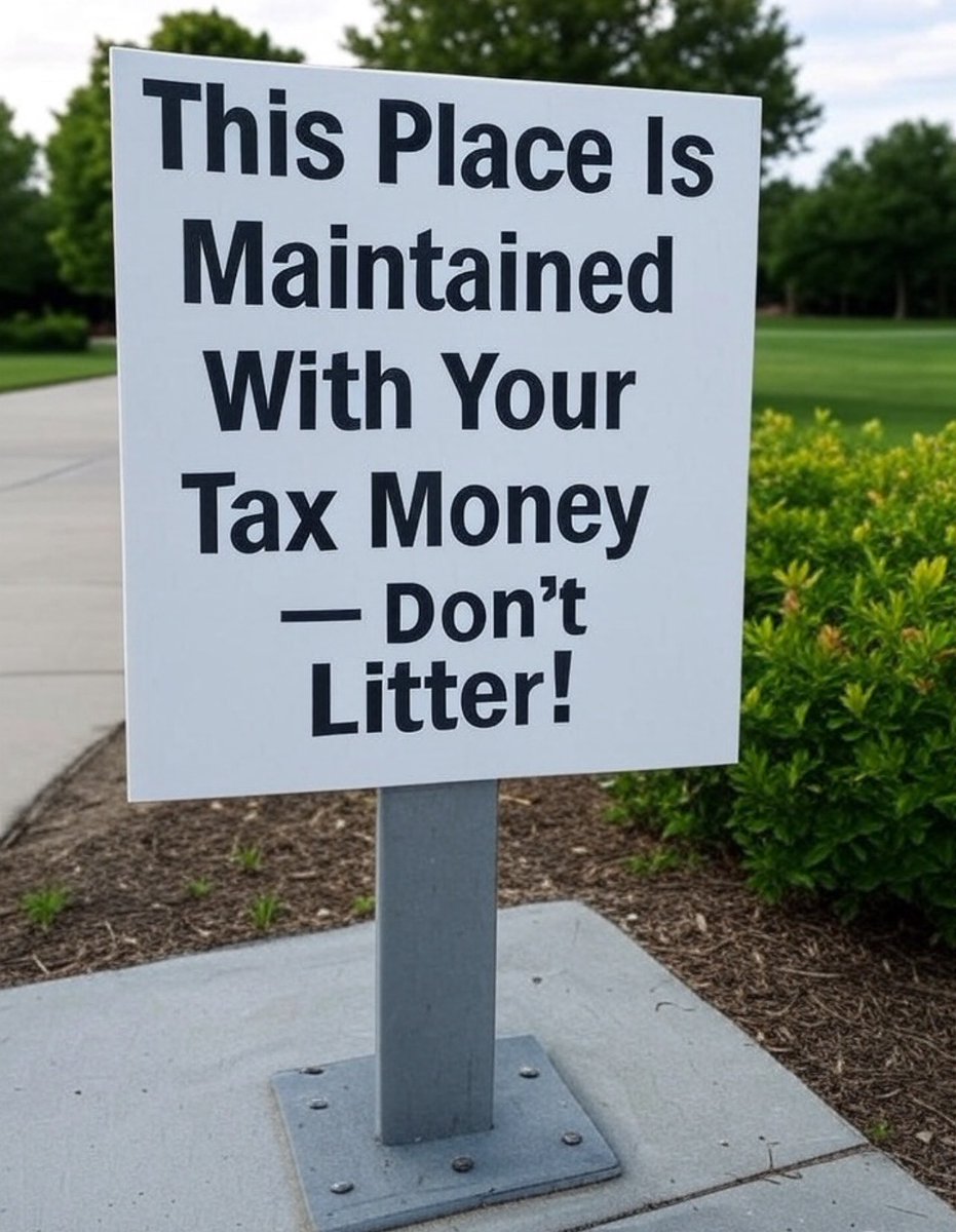 manas_muduli's tweet photo. This Place Is Maintained With Your Tax Money — Don’t Litter! 

Such messages should be prominently displayed by municipalities across India. https://t.co/1JDnHTvv5b