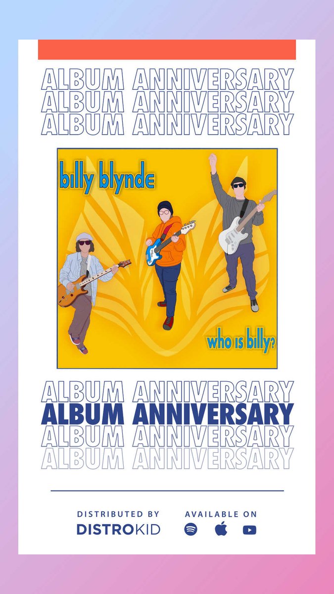 3 years ago today we released "Who Is Billy?" What is your favourite track from the album?