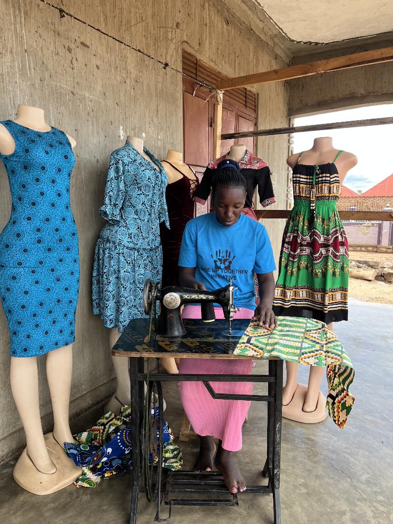 WorksJoyful's tweet photo. Meet Joan, 21, who turned her passion for fashion into a thriving business!

Thanks to Rise Up Together Initiative, she gained tailoring &amp; financial literacy skills and now runs her own shop—earning &amp; supporting her family.

#WomenEmpowerment #Empowermentthroughaction #RUTI https://t.co/orULzs7GTp