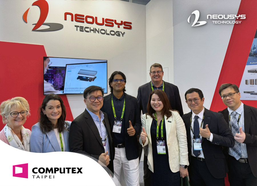 neousys's tweet photo. Look who stopped by our booth at #COMPUTEX2025 — an all-star team from @NVIDIA! 👏
Lori Huang, Madison Huang, Deepu Talla &amp; Todd Miller – amazing convos, cutting-edge tech, and great energy all around.
#NVIDIA #AI #EdgeComputing #Neousys https://t.co/K7oBxK92dT