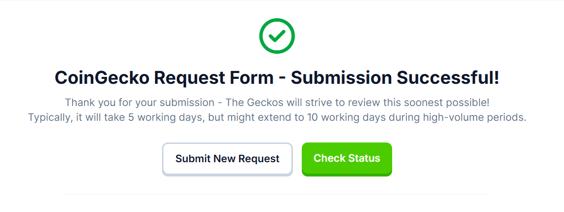 TheEliteCatsNFT's tweet photo. We have just submitted $TEC for listing on @coingecko

We continue to move forward towards our goals!

Paws UP, claws OUT!!! 😼

Request ID: CL2705250014