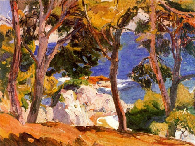 Coast at Santa Cristina #artbots #sorolla