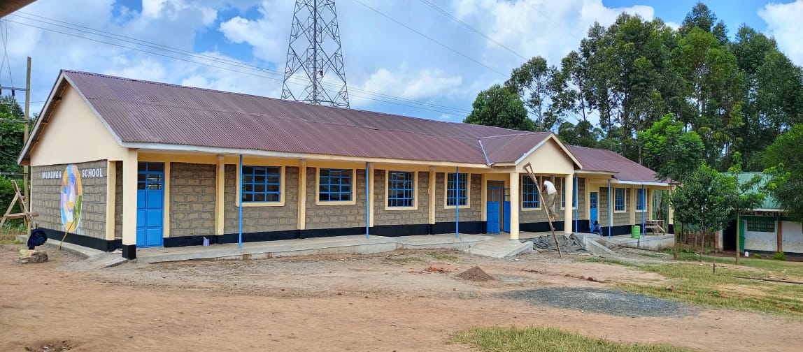 Two new classrooms and an administration block at Mukunga Comprehensive School, Kongoni Ward.