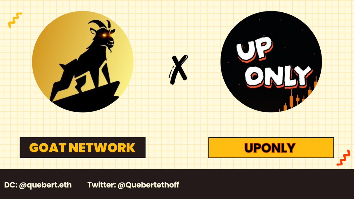 SlayerLVNNFT ๐ต๐ญ | GOAT ๐ก (@slayerlvnnft) on Twitter photo ๐จ๐ข <a href="/GOATRollup/">GOAT Network ๐ก</a> x <a href="/Uponlylol/">UpOnly</a>: Bringing Bitcoin DeFi + Meme Culture to the Masses
Two powerful forces are colliding:
<a href="/GOATRollup/">GOAT Network ๐ก</a> is scaling Bitcoin with modular rollups.
<a href="/Uponlylol/">UpOnly</a> is unleashing a meme-fueled, one-click token launcher.
๐งต Letโs break it down โคต๏ธ ๐จ๐ข <a href="/GOATRollup/">GOAT Network ๐ก</a> x <a href="/Uponlylol/">UpOnly</a>: Bringing Bitcoin DeFi + Meme Culture to the Masses
Two powerful forces are colliding:
<a href="/GOATRollup/">GOAT Network ๐ก</a> is scaling Bitcoin with modular rollups.
<a href="/Uponlylol/">UpOnly</a> is unleashing a meme-fueled, one-click token launcher.
๐งต Letโs break it down โคต๏ธ