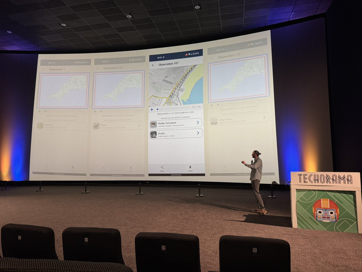 So happy to be at <a href="/tonyedwardspz/">Tony Edwards</a>’s first <a href="/TechoramaBE/">Techorama</a> session! 

Birds, AI, .NET MAUI… madness and so much fun!

Also he’s playing bird sounds which is oddly relaxing…