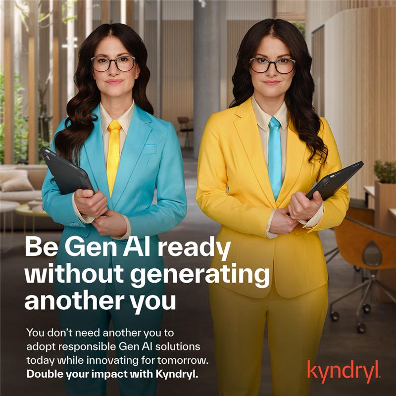 Be #GenAI ready without generating another you.
 
We deliver enterprise-grade, responsible #GenerativeAI solutions and services to help you #innovate rapidly.

Double your impact with <a href="/Kyndryl/">Kyndryl</a>: kyndryl.com/in/en/about-us…

#TheHeartOfProgress