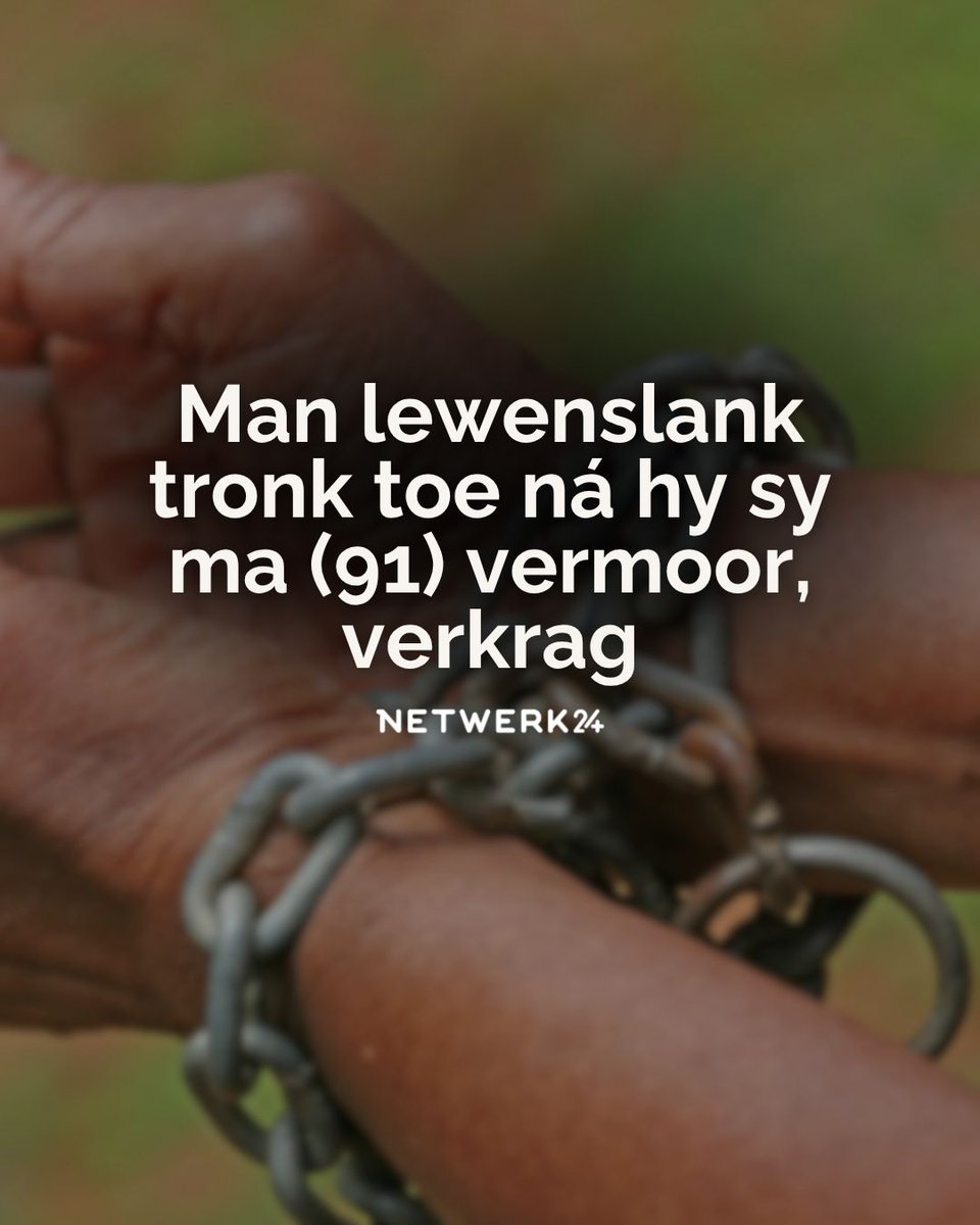 ’n Man van Limpopo is twee lewenslange vonnisse opgelê weens die moord en verkragting van sy 91-jarige ma in 2024. ||#Limpopo
brnw.ch/21wSWWr