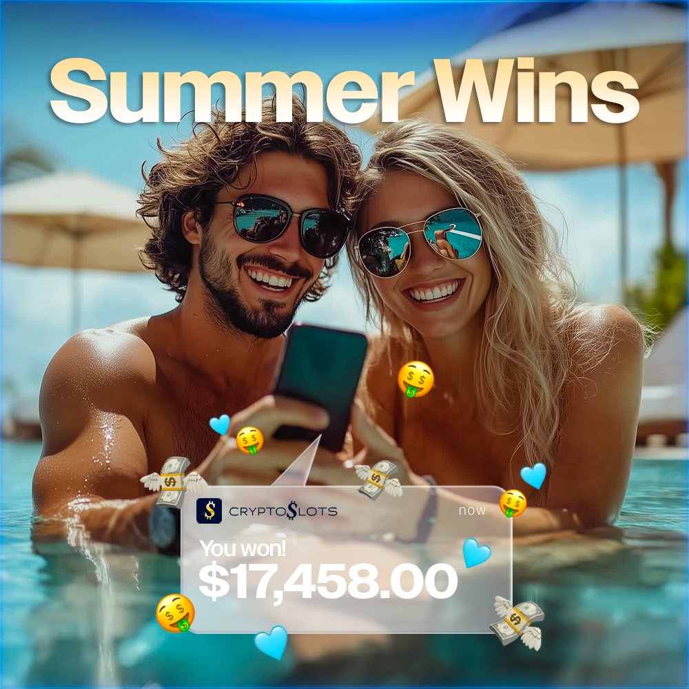 Soak up the wins this summer as you enjoy a fresh sunny bonus daily for the next 20 days! 🌞😎

cryptoslots.com/en/promotions/…