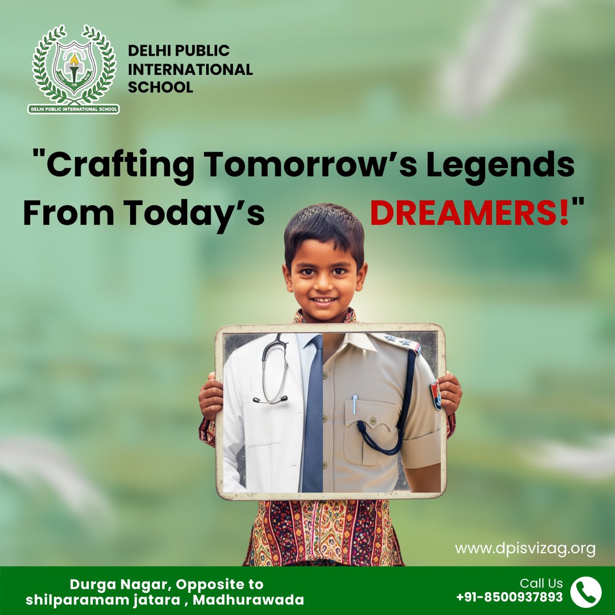 DelhiVizag79389's tweet photo. 📢 Admissions Open!
Looking for a world-class education in Vizag?
Delhi Public International School is now accepting admissions for the academic year!

📞 +91-8500937893 | 🌍 https://t.co/lxx4jG6dgA

#DPISAdmissions #BestSchoolInVizag #AdmissionsOpen2025 #CBSESchool #Education https://t.co/uYtbWt43W0