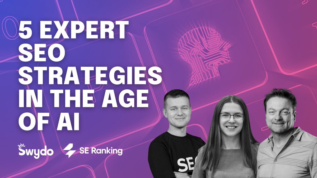 Your content might be great—but if AI can’t find it, it won’t matter.

We unpacked how to fix that, fast.

Join @Swydo's Jeroen Maljers, <a href="/SERanking/">SE Ranking</a>'s Bogdan Babiak, and Anastasia Kotsiubynska as they reveal insights about AI citations and why YouTube is leading the pack. 

Learn: