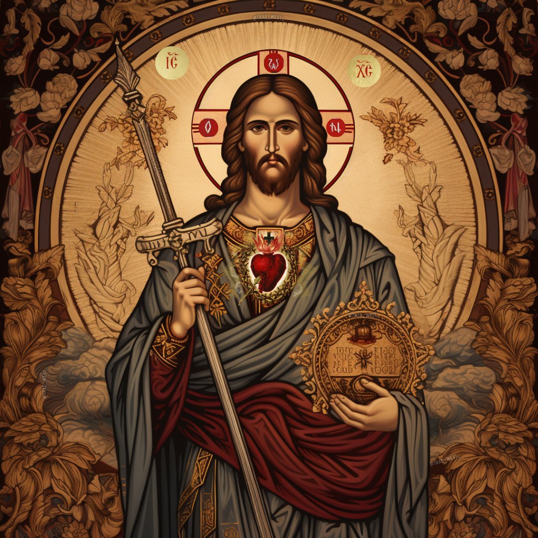 trad_west_'s tweet photo. Christ is King ‼️ https://t.co/XEu3hH8CQr