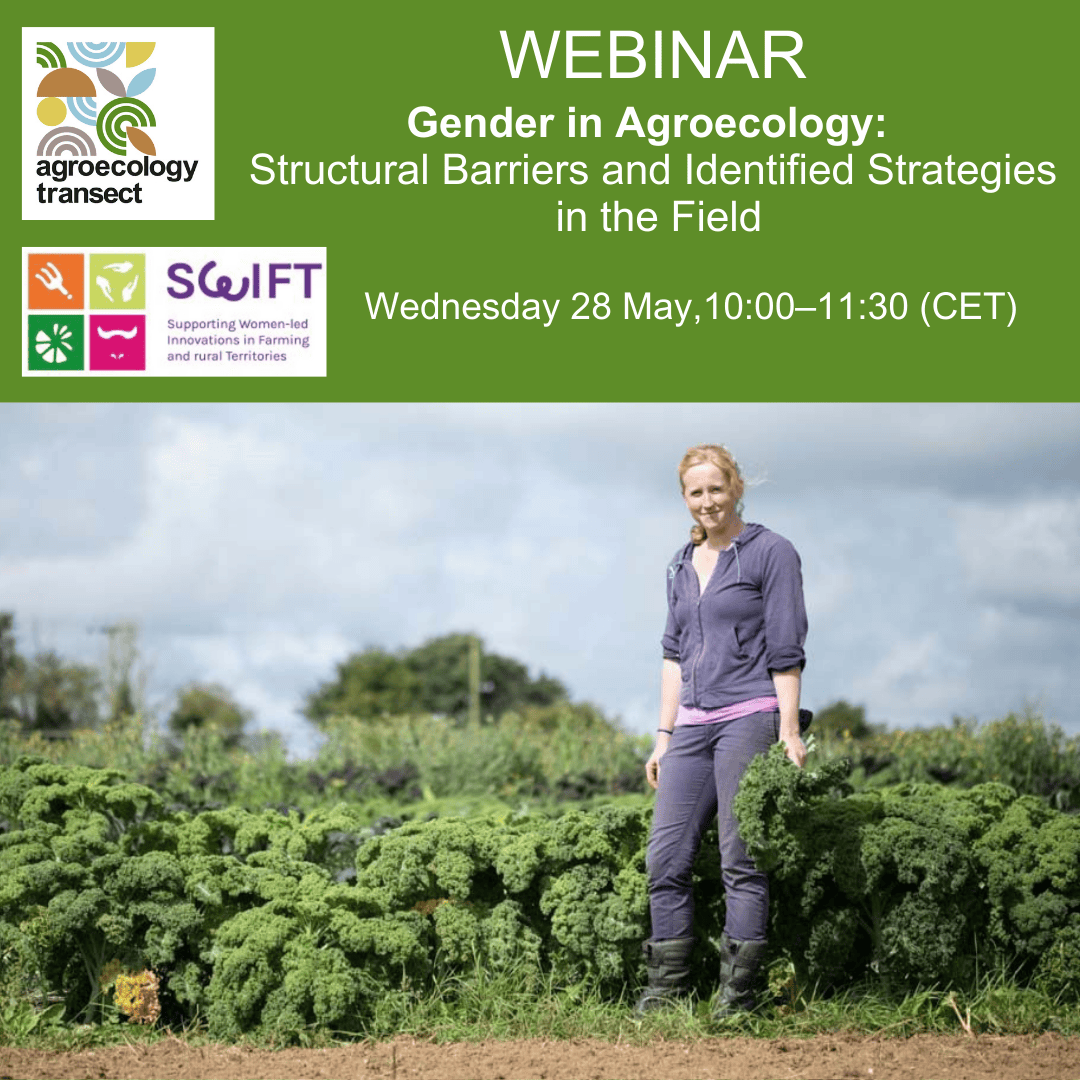 Agroecology-TRANSECT (@ag_transect) on Twitter photo 📢 Book your FREE spot for tomorrow's webinar
👉soilassociation-org.zoom.us/meeting/regist…👈
🌱How EU policies affect women farmers
🌍Leveraging agroecology & gender equality for a sustainable food future
🪱Perfect for farmers, policymakers, researchers & activists!
<a href="/INRAE_Intl/">INRAE_International</a> <a href="/AgroecologyE/">Agroecology Europe</a> 📢 Book your FREE spot for tomorrow's webinar
👉soilassociation-org.zoom.us/meeting/regist…👈
🌱How EU policies affect women farmers
🌍Leveraging agroecology & gender equality for a sustainable food future
🪱Perfect for farmers, policymakers, researchers & activists!
<a href="/INRAE_Intl/">INRAE_International</a> <a href="/AgroecologyE/">Agroecology Europe</a>