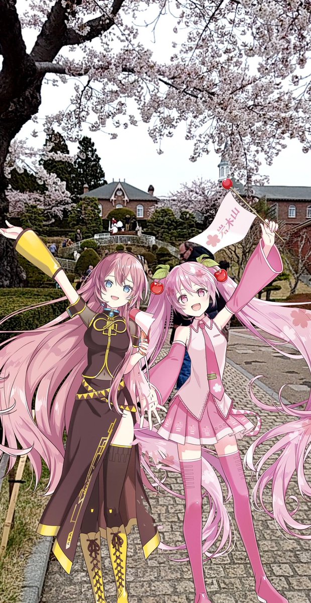 ひろはこ春の観光キャンペーンin函館、弘前 B1特大ポスター2枚セット