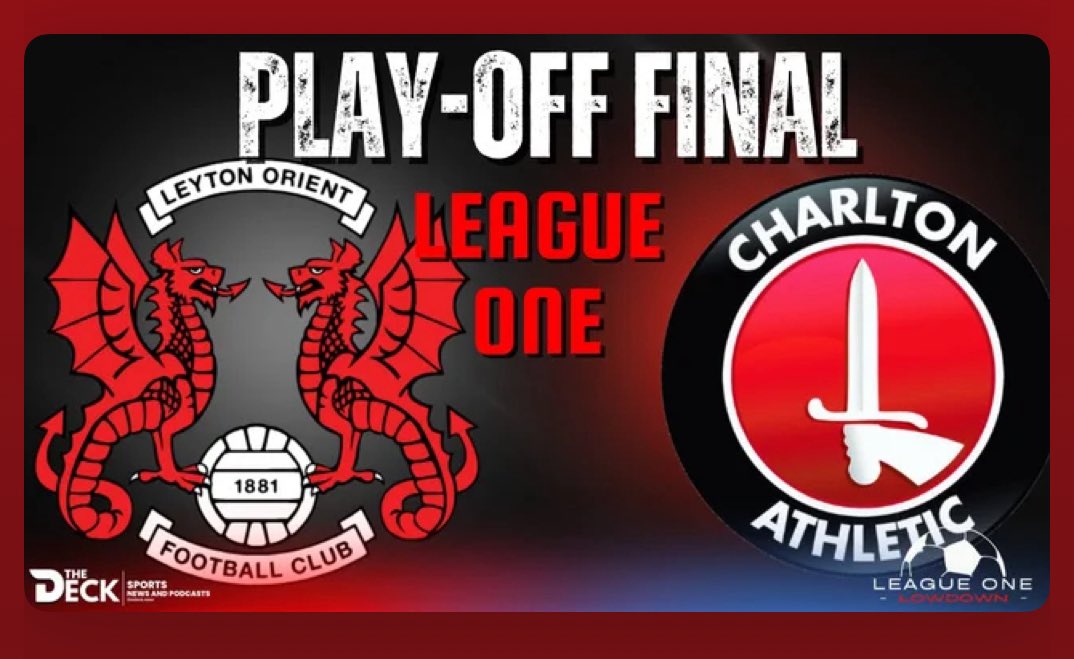 🎙️ Me and <a href="/sebejones/">Sebastian Jones</a> reacted to the #SkyBetLeagueOne play-off final yesterday… after Leyton Orient fell at the final hurdle against Nathan Jones’ Charlton Athletic (sorry <a href="/Samuellofc97/">Sam</a>…) 

Links below! #LOFC #CAFC 👇