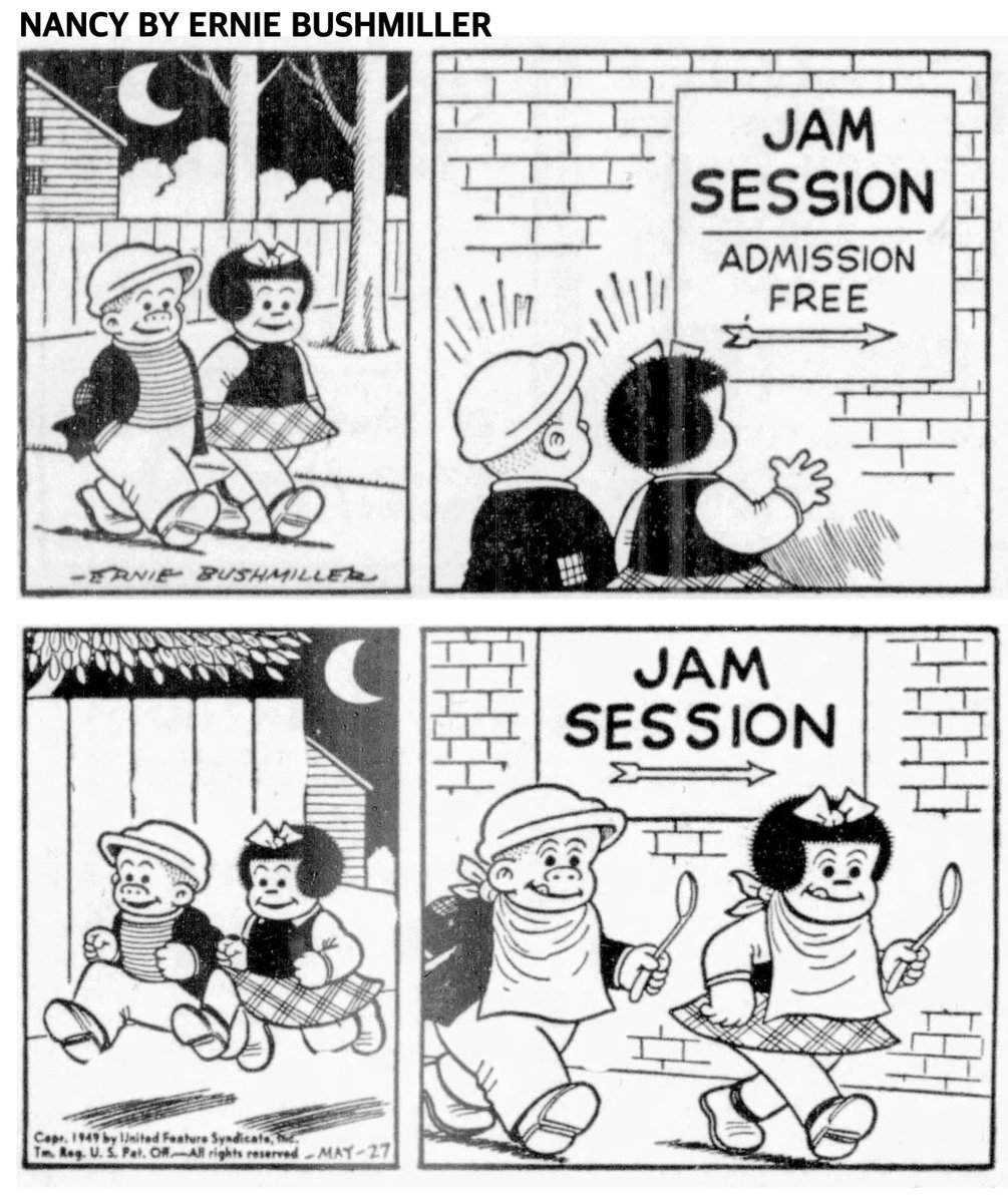 Nancy By Ernie Bushmiller 
May 27,1949