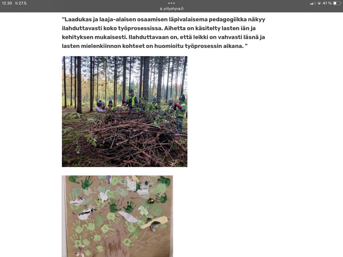 Taipalsaaren Kirkonkylän yritteliäät esioppilaat palkittiin <a href="/YritysHyva/">Yritys Hyvä</a> kilpailussa. Onnittelut voitosta Yritys Hyvä -kilpailussa!