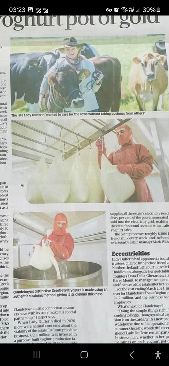 Great to read about the conception of @Clandeboyeyog They're going from strength to strength &amp; use our #straining #bags to make the most delicious #handmade #yoghurt #northernireland