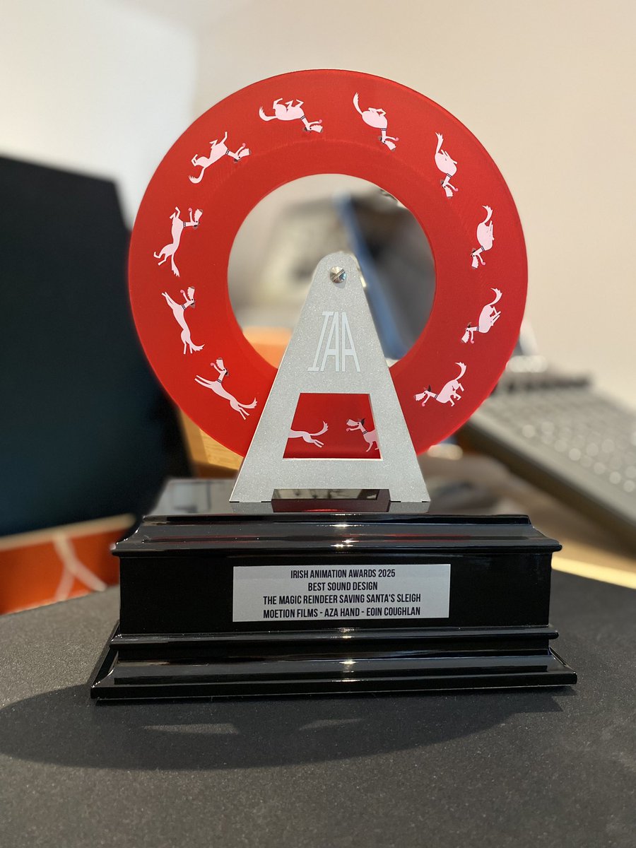 Moetion Films (@moetionfilms) on Twitter photo What an amazing night <a href="/IrishAnimAwards/">IrishAnimationAwards</a> ! We're ecstatic to take home TWO gorgeous awards for #TheMagicReindeer Saving Santa’s Sleigh.
⭐ Best Feature Film or Special
⭐ Best Sound Design
screenireland.ie/news/congratul…
#NikoBeyondtheNorthernLights
#IAA25 What an amazing night <a href="/IrishAnimAwards/">IrishAnimationAwards</a> ! We're ecstatic to take home TWO gorgeous awards for #TheMagicReindeer Saving Santa’s Sleigh.
⭐ Best Feature Film or Special
⭐ Best Sound Design
screenireland.ie/news/congratul…
#NikoBeyondtheNorthernLights
#IAA25