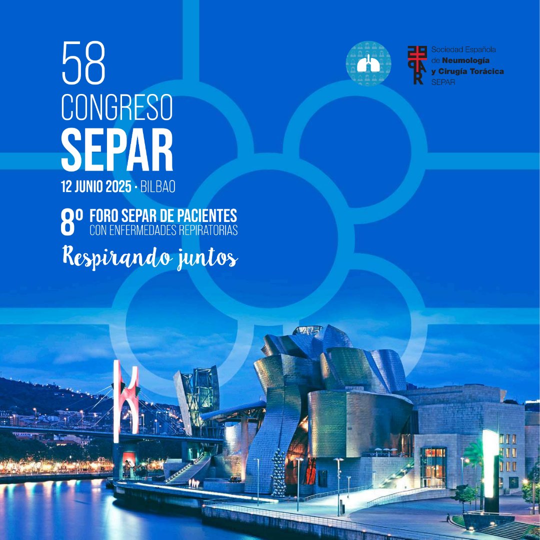 A. E. Esclerodermia (@aeesclerodermia) on Twitter photo 🫁 Del 12 al 14 de junio se celebra en Bilbao el 58º Congreso Nacional de <a href="/SeparRespira/">SeparRespira</a>. Y el jueves 12, el 8º Foro de Pacientes "Respirando Juntos".
🎟️Inscripción gratuita para pacientes y familias.
📄 Programa y registro: goo.su/dnzuv
¡PARTICIPA!
#separ2025 🫁 Del 12 al 14 de junio se celebra en Bilbao el 58º Congreso Nacional de <a href="/SeparRespira/">SeparRespira</a>. Y el jueves 12, el 8º Foro de Pacientes "Respirando Juntos".
🎟️Inscripción gratuita para pacientes y familias.
📄 Programa y registro: goo.su/dnzuv
¡PARTICIPA!
#separ2025