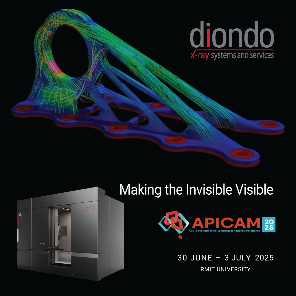 AXT_Australia's tweet image. Need to inspect #3Dprinted parts before they go into service or for reverse engineering?

#ComputedTomography is the ideal technique and @Diondo have the systems to suit.

Learn more 👉  www2.axt.com.au/diondo2 or visit our stand at #APICAM

#CT #additivemanufacturing