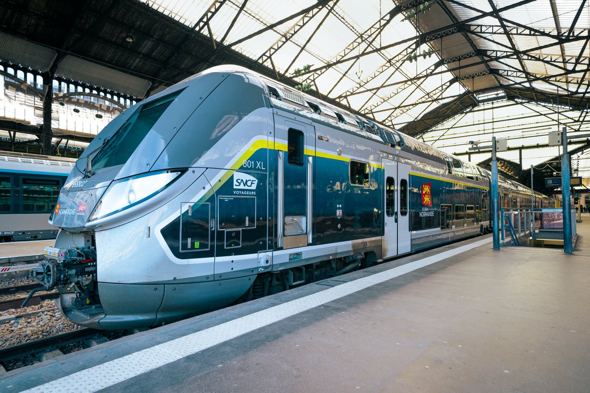 Région Normandie (@regionnormandie) on Twitter photo Plongez dans l’histoire #ferroviaire de la #Normandie avec l’exposition "Le grand virage ferroviaire de la Normandie en images". 📸🚆
Visible jusqu’au 26 juin sur les parvis des gares de Rouen, Caen, Le Havre, Cherbourg et Granville.
<a href="/train_nomad/">SNCF NOMAD TRAIN</a> <a href="/SNCFVoyageurs/">SNCF Voyageurs</a> <a href="/ConnectGares/">SNCF Gares & Connexions</a> Plongez dans l’histoire #ferroviaire de la #Normandie avec l’exposition "Le grand virage ferroviaire de la Normandie en images". 📸🚆
Visible jusqu’au 26 juin sur les parvis des gares de Rouen, Caen, Le Havre, Cherbourg et Granville.
<a href="/train_nomad/">SNCF NOMAD TRAIN</a> <a href="/SNCFVoyageurs/">SNCF Voyageurs</a> <a href="/ConnectGares/">SNCF Gares & Connexions</a>