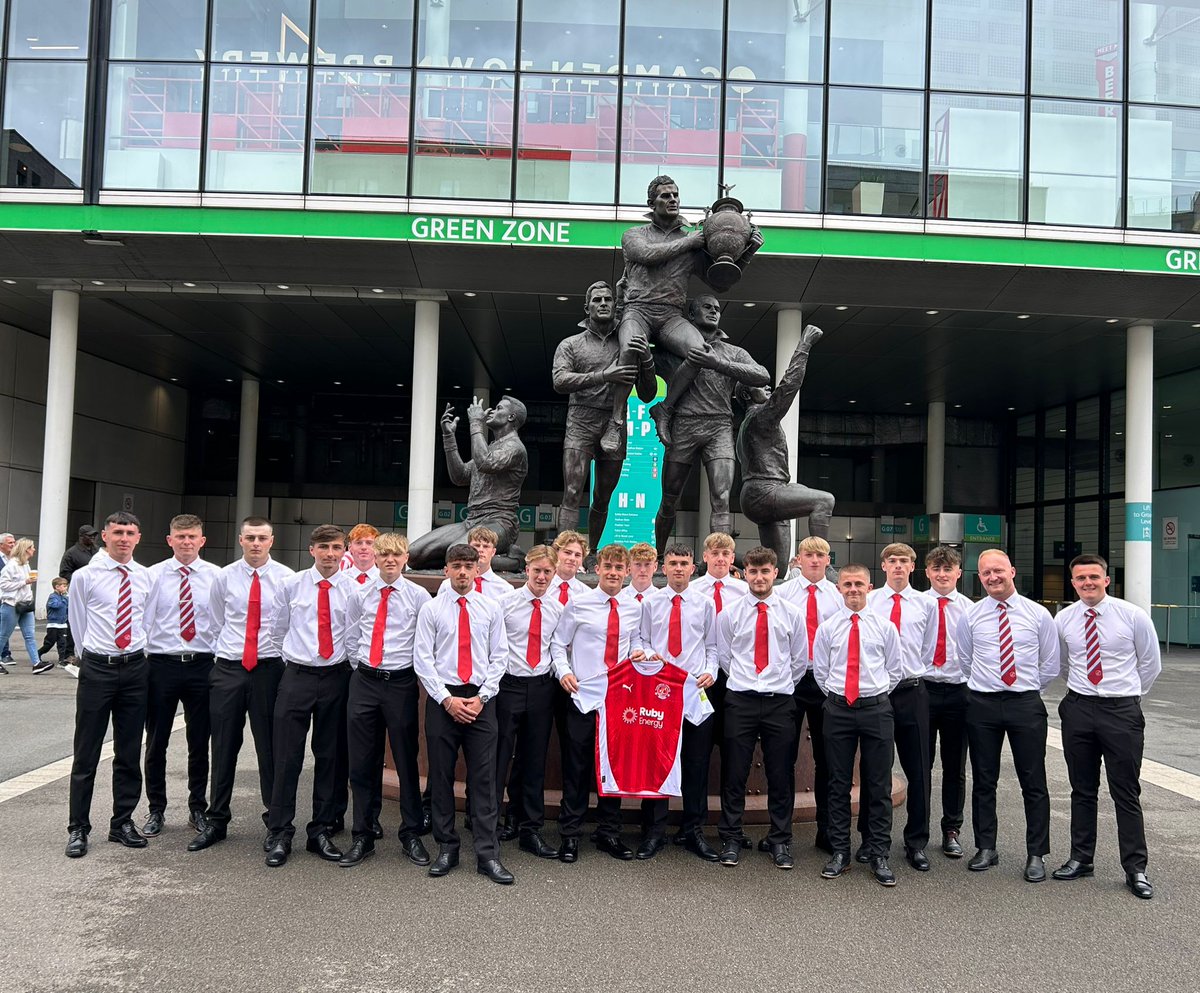 Fleetwood Town Community Trust (@ftfccommunity) on Twitter photo ๐ก๐ผ๐ฟ๐๐ต ๐ช๐ฒ๐๐ 1 ๐๐๐๐ ๐๐ฒ๐ฎ๐ด๐๐ฒ ๐๐ต๐ฎ๐บ๐ฝ๐ถ๐ผ๐ป๐ โฝ๏ธ๐
On Saturday, our Sports Collegeโs A Team were awarded their league trophy at Wembley Stadium ahead of the Championship Play Off Final. This is fantastic recognition for what has been an incredible season from ๐ก๐ผ๐ฟ๐๐ต ๐ช๐ฒ๐๐ 1 ๐๐๐๐ ๐๐ฒ๐ฎ๐ด๐๐ฒ ๐๐ต๐ฎ๐บ๐ฝ๐ถ๐ผ๐ป๐ โฝ๏ธ๐
On Saturday, our Sports Collegeโs A Team were awarded their league trophy at Wembley Stadium ahead of the Championship Play Off Final. This is fantastic recognition for what has been an incredible season from
