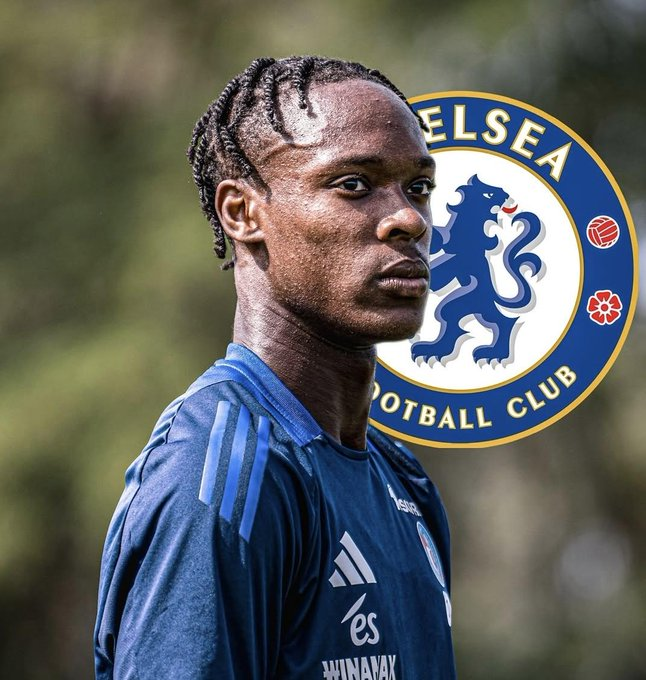Bluecoxtra's tweet photo. #UPDATE: Chelsea have offered Emanuel Emegha (22yo) a six-year contract valid until June, 2031.

The intention is for him to stay focused in Strasbourg for another year and then move to Chelsea. ⏳A full agreement is just a matter of time.

(@Santi_J_FM) #BlueCoXtra | #RCSA https://t.co/iiu4SIjpK8