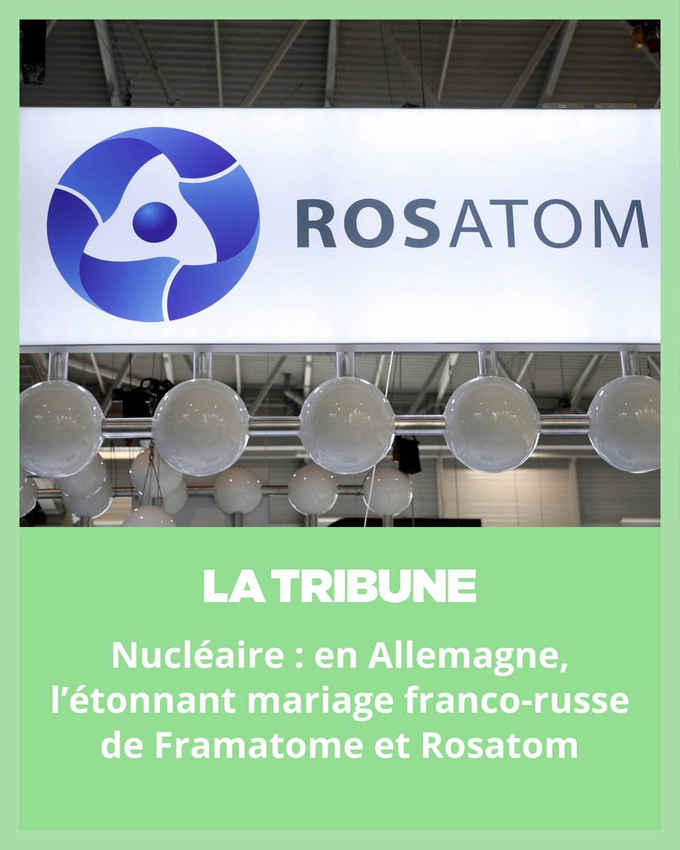 La Tribune (@latribune) on Twitter photo 🇩🇪 Une coentreprise entre <a href="/Framatome_/">Framatome</a>, filiale d'EDF, et <a href="/RosatomGlobal/">Rosatom Global</a>, à Lingen, attise les critiques. Contre-intuitivement, il s'agirait d'un mal nécessaire pour permettre à Bruxelles de mieux se défaire de Moscou.
✒️ <a href="/Julietteraynal/">juliette raynal</a>
➡️ À lire ici : l.latribune.fr/9wZ 🇩🇪 Une coentreprise entre <a href="/Framatome_/">Framatome</a>, filiale d'EDF, et <a href="/RosatomGlobal/">Rosatom Global</a>, à Lingen, attise les critiques. Contre-intuitivement, il s'agirait d'un mal nécessaire pour permettre à Bruxelles de mieux se défaire de Moscou.
✒️ <a href="/Julietteraynal/">juliette raynal</a>
➡️ À lire ici : l.latribune.fr/9wZ