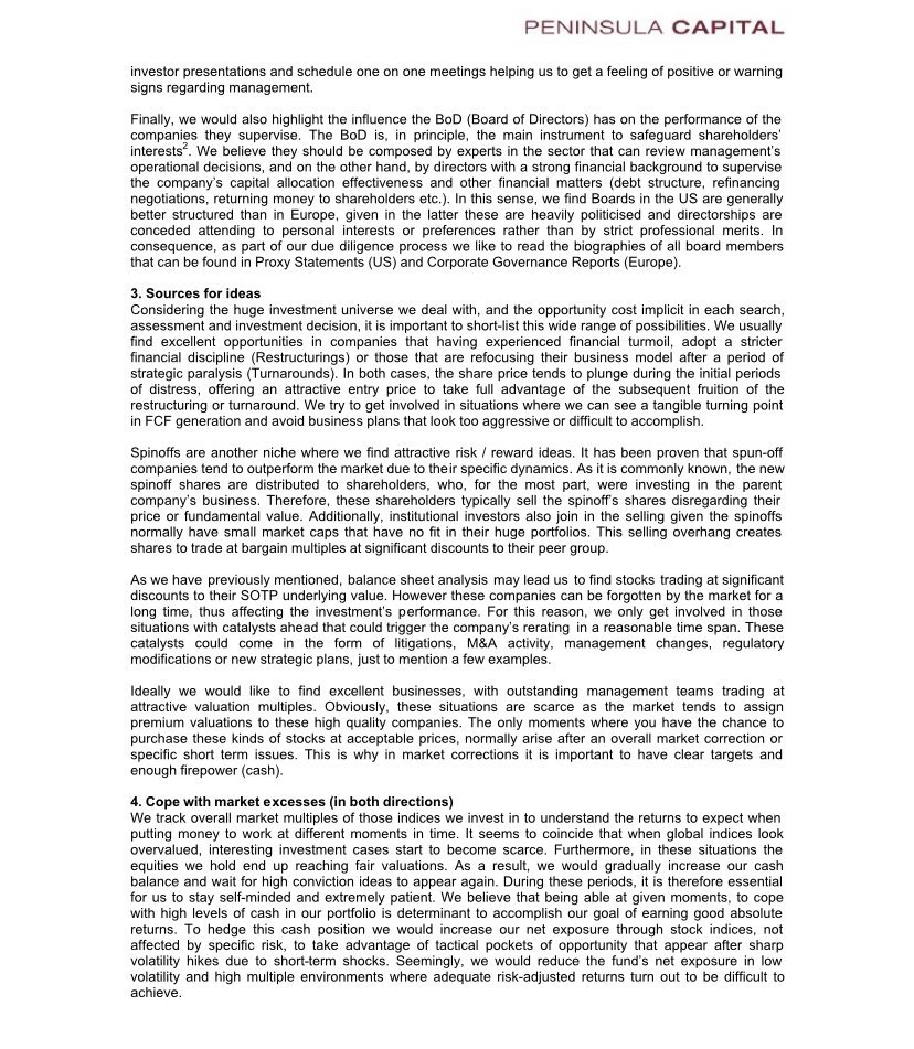 A must read 

An Honest Reflection after Two years since the Funds Inception 

From Peninsula Capital