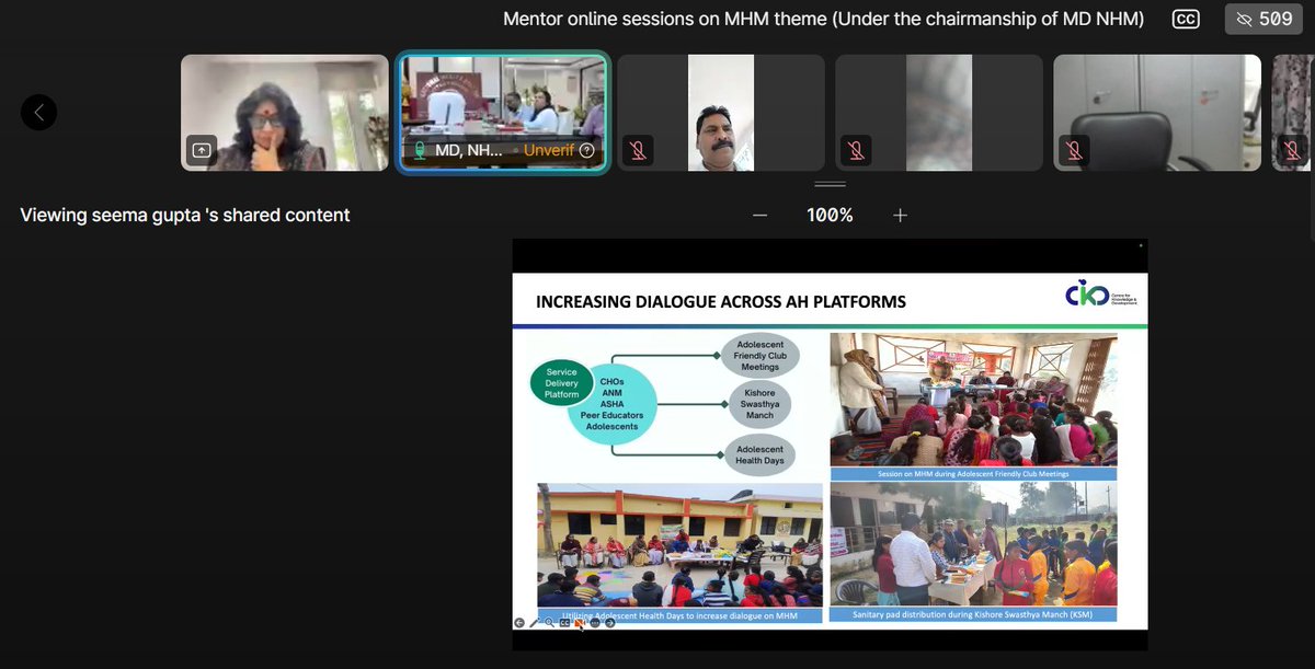 Project Utthan-CKD (@utthan_ckd) on Twitter photo <a href="/nhm_up/">NHM UP</a>'s #MentorsOnline is breaking barriers around menstruation!
550+ health providers joined Dr. Pinky Jowel (MD <a href="/nhm_up/">NHM UP</a>), <a href="/ZoyaAliRizvi/">Zoya Ali Rizvi</a> & <a href="/SeemaGupta37098/">Seema Gupta</a> (CKD) in a session to promote informed & healthy #MHM practices.
आओ, माहवारी को सामान्य बनाएं— बात करें, समझ बढ़ाएंI <a href="/nhm_up/">NHM UP</a>'s #MentorsOnline is breaking barriers around menstruation!
550+ health providers joined Dr. Pinky Jowel (MD <a href="/nhm_up/">NHM UP</a>), <a href="/ZoyaAliRizvi/">Zoya Ali Rizvi</a> & <a href="/SeemaGupta37098/">Seema Gupta</a> (CKD) in a session to promote informed & healthy #MHM practices.
आओ, माहवारी को सामान्य बनाएं— बात करें, समझ बढ़ाएंI