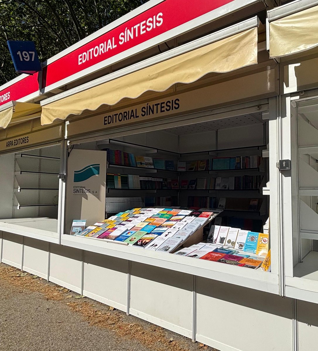 Ya está todo preparado para el inicio de la 84 edición de la Feria del Libro de Madrid, el próximo viernes 30 de mayo. ‼ Os esperamos en nuestra caseta nº. 197 ‼

sintesis.com/noticias/feria…

#FLMadrid25 #editorialsintesis