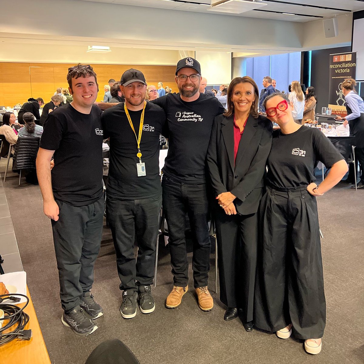 Channel 31 (@c31melbourne) on Twitter photo Was a great privilege to broadcast this morning’s National Reconciliation Week Breakfast, with <a href="/RecVictoria/">Reconciliation Victoria</a>. Was also fantastic to be in the presence of C31 alum, <a href="/ShelleyWare/">Shelley Ware</a> (pictured here with our team).
We’ll be publishing our coverage to CTV+ later in the week.
#NRW2025 Was a great privilege to broadcast this morning’s National Reconciliation Week Breakfast, with <a href="/RecVictoria/">Reconciliation Victoria</a>. Was also fantastic to be in the presence of C31 alum, <a href="/ShelleyWare/">Shelley Ware</a> (pictured here with our team).
We’ll be publishing our coverage to CTV+ later in the week.
#NRW2025