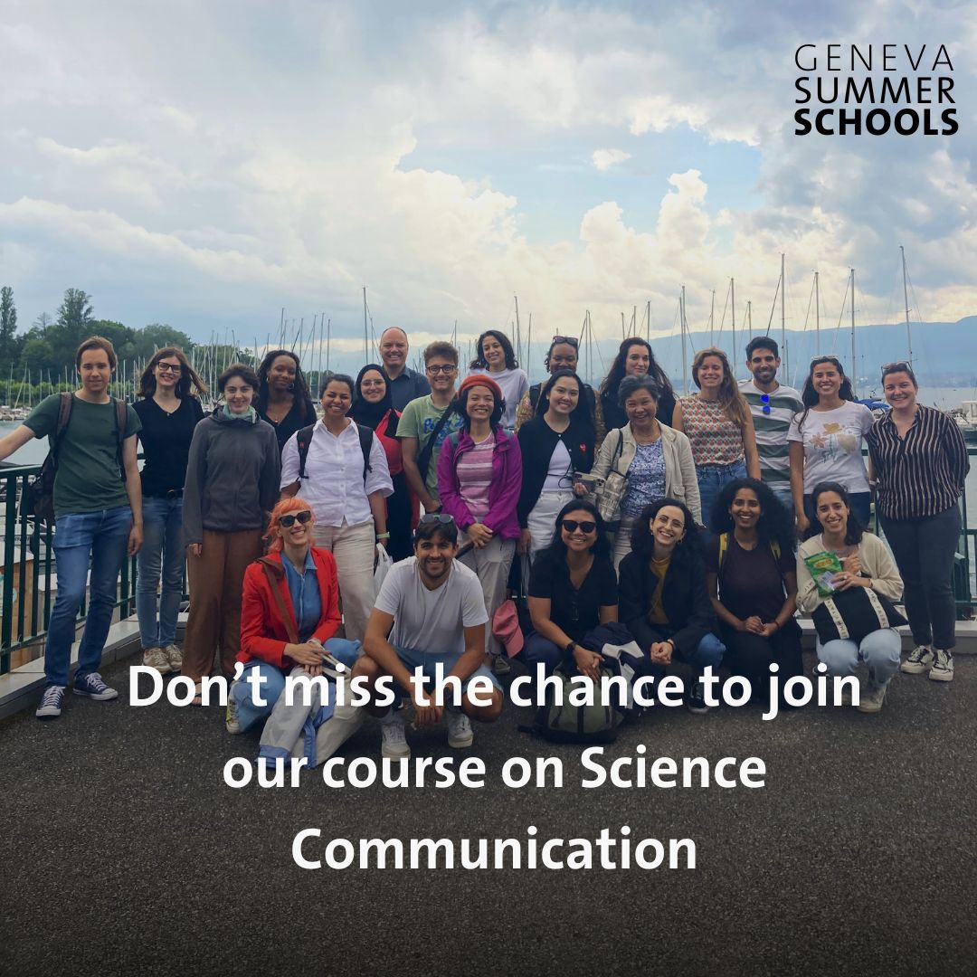 Geneva Summer School (@summerunige) on Twitter photo 🎓 Ready to lead in science communication? Join the Univ. of Geneva’s “Listen, Engage, Connect” Summer School!
📅 23–27 June 2025 | 3 ECTS
Learn from WHO, top unis & media experts on misinformation, trust & more.
Deadline: 10 June
🔗 bit.ly/48Of5vz
#scicomm 🎓 Ready to lead in science communication? Join the Univ. of Geneva’s “Listen, Engage, Connect” Summer School!
📅 23–27 June 2025 | 3 ECTS
Learn from WHO, top unis & media experts on misinformation, trust & more.
Deadline: 10 June
🔗 bit.ly/48Of5vz
#scicomm