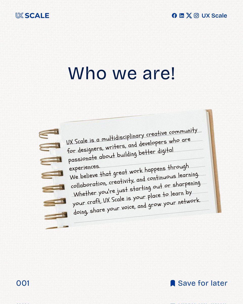 UX Scale tweet media