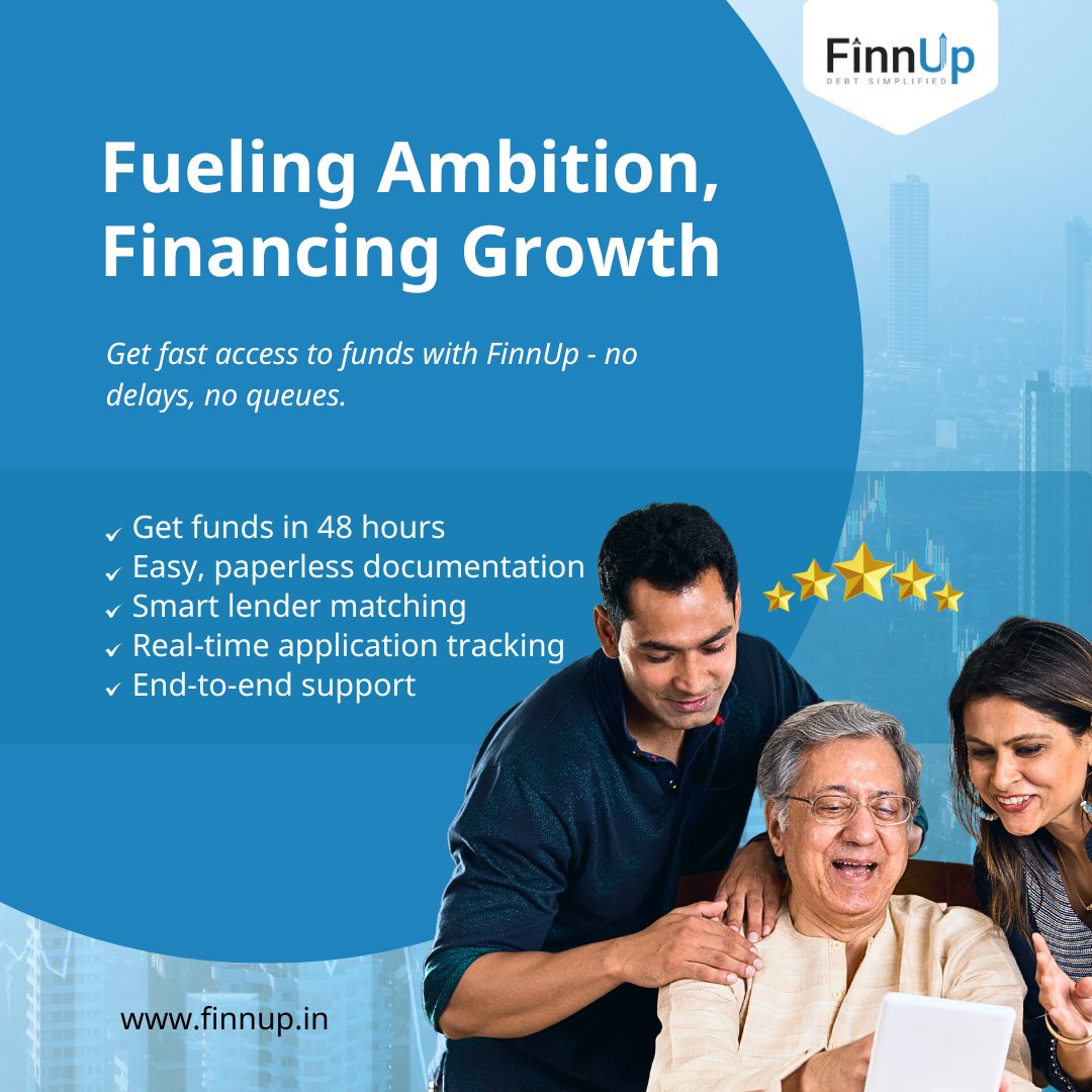 FinnUpOfficial's tweet photo. Funding got easy — with faster access, simpler steps, and real-time support.
Discover a smoother way to finance your growth with FinnUp.
Visit https://t.co/HX2IcDAe5K to learn more.
#MSME #Fintech #BusinessFunding #FinnUp #GrowthMadeSimple https://t.co/Zx4QeTWvq9